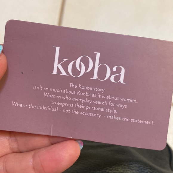 Kooba Black Leather Crossbody Purse Bag Satchel - Picture 6 of 11